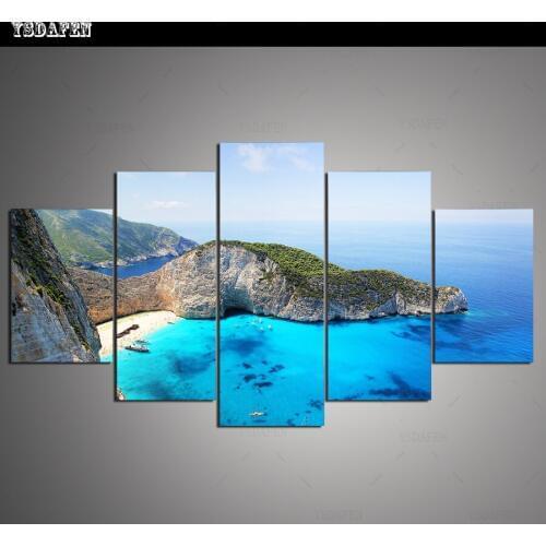 HD print olieverf Film modulaire foto Scenery poster kind room decor woondecoratie 5 stks canvas art z411