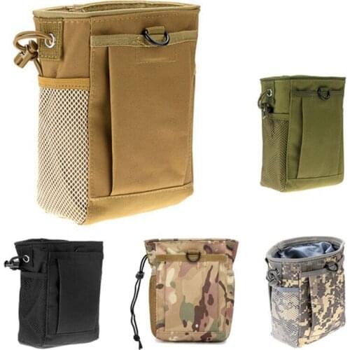 Molle System Hunting Magazine Dump Drop Pouch Recycle Waist Pack Ammo Bags Hunting Accessories Bag