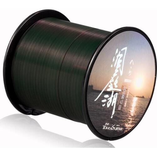 500M Best Quality Monochrome Filament Nylon Fishing Line Brine / Fresh Water Monofilament Material Winter Super Durable Line