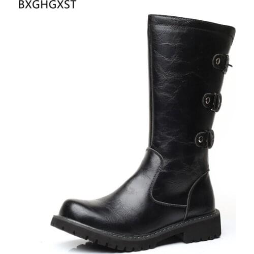 Black Cowboy Boots for Men Male Leather Shoes Men Western Boots Men Casual Shoes Winter Boots for Man 2021 Chaussure De Homme