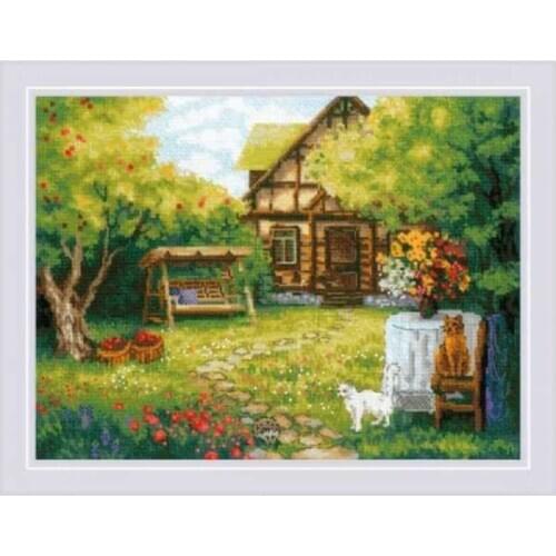 Summer garden patterns Counted Cross Stitch 11CT 14CT 18CT DIY Chinese Cross Stitch Kit Embroidery Needlework Sets