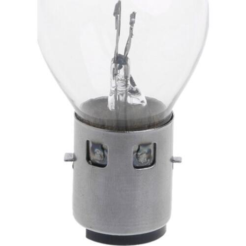 New High Brightness Motorcycle 12V 20W 10A B35 BA20D Headlight Bulb For ATV Moped Scooter Glass