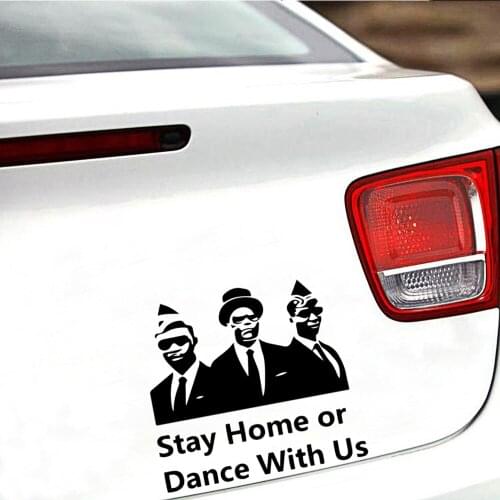 Funny Stay Home Car Sticker For The Car Decal COFFIN DANCE Stickers For Window Car Body Decal Motorcycle Decorations