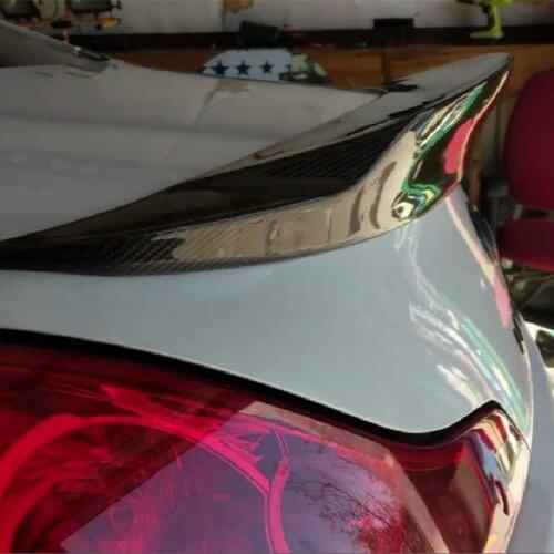Rear Spoiler For Infiniti G37 2 Door Sedan 2008 - 201 Rear Lip Spoiler Wing Carbon Fiber Spoiler Carbon Fiber Style