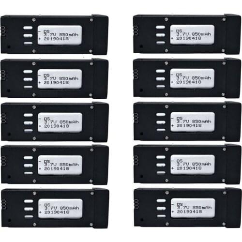 Upgraded 500mah/850mAh 3.7V Lipo Battery For E58 S168 JY019 RC Drone Quadcopter Spare Parts 3.7v Rechargeable Battery 20pcs/set