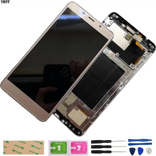 5.7" Original Touch Screen For Leagoo M8 / M8 Pro LCD Display + Digitizer Panel Touch Screen Sensor Frame Tools 3M Glue Wipes