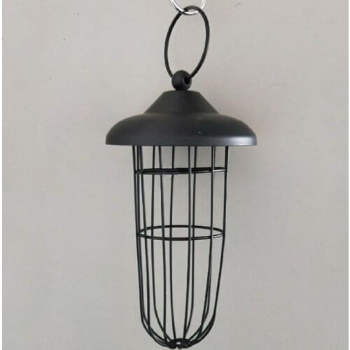 Durable Metal Bird Feeder Fat Ball Food Dispenser Portable Hanging Birds Seed Dispenser for Wild Birds Pets Feeding Supplies