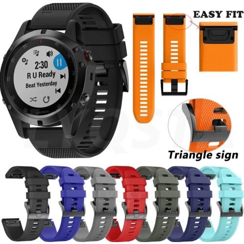 New Smart Silicone Replacement Strap for Garmin Fenix 6 6S 6X Pro 5 5X Plus 3 3 HR 935 MK Quick release Wristband 22 26mm Correa