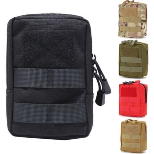 Tactical Belt Waist Bag Molle Hunting Pouch Camping Mobile Phone Pocket Waterproof Outdoor Sport Running Bag