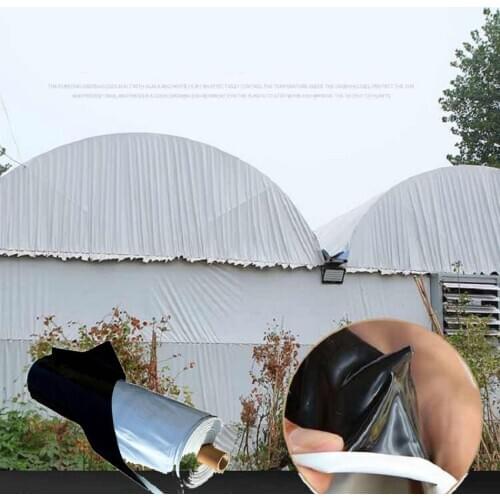 Thicken 12s 0.12mm Greenhouse Sunshade Keep Warm Black White Film Pond Farming Edible Fungus Planting Cultivate Plastic Films