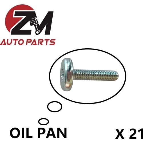 【TYP500050 X21 oil pan screw for Range Rover 02-09/10-12 Discovery 3/4 Range Rover Sport