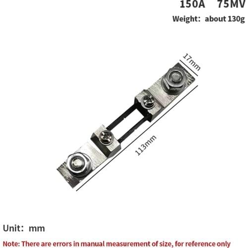 1PC FL-2 75A 100A 150A 200A /75mV External Shunt DC Current Meter Shunt resistor For Digital Ammeter amp DC amperometro Pointer