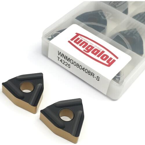 100% Original 10PCS WNMG080408R S T4225 High Quality For Steel Parts Turning Tool Carbide Inserts Metal CNC Machine Parts Tool
