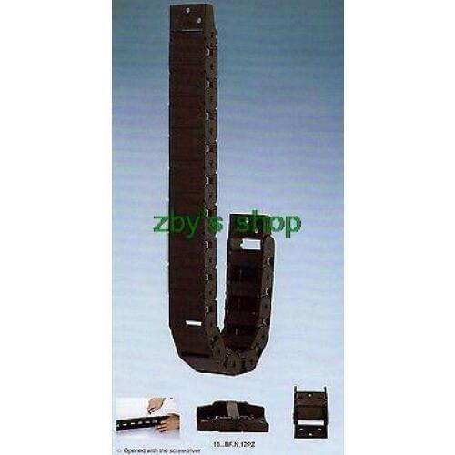 1000MM 18 x 37mm Cable Drag Chain Radius 38mm/48mm/75mm Wire Carrier &Connectors