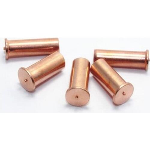 20pcs M3 Copper plating Internal thread Spot welding screw weldings studs Bolt 6mm-25mm Length Light rod diameter 5mm