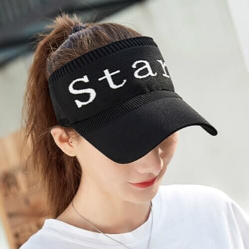 2020 top-quality summer women Baseball cap Empty top knitted hat Large brim Visor cap outdoor Urban Sports sun protection Hat