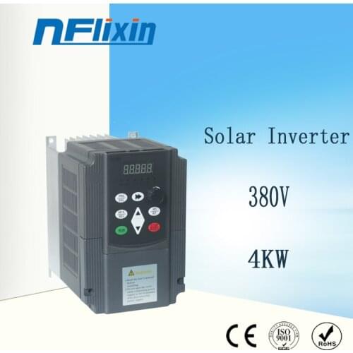 380V 5.5KW Solar Photovoltaic Compressed Water Pump VFD DC-to-AC Inverter Converter of 380V Triple (3) Phase Output