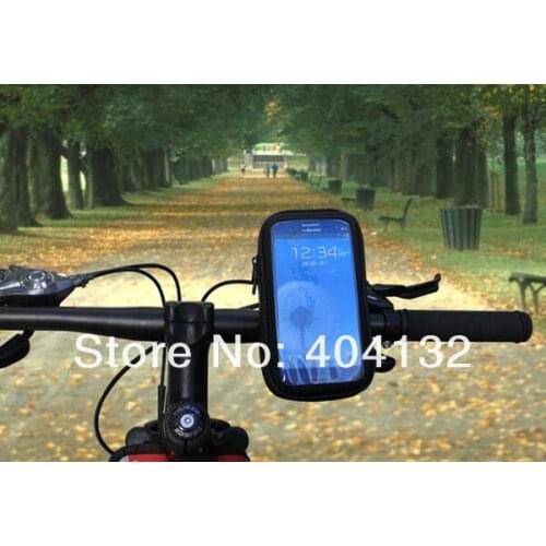 500PCS Bike Bag For Samsung S IV,Bicycle Waterproof Phone Bag Swing Case Mount Holder For Samsung Galaxy S4 i9500