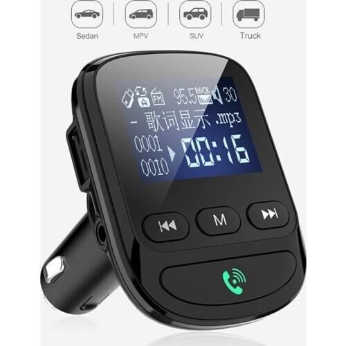 Car Charger Player Bluetooth FM Transmitter Radio MP3 USB Wireless Handsfree Kit PUO88