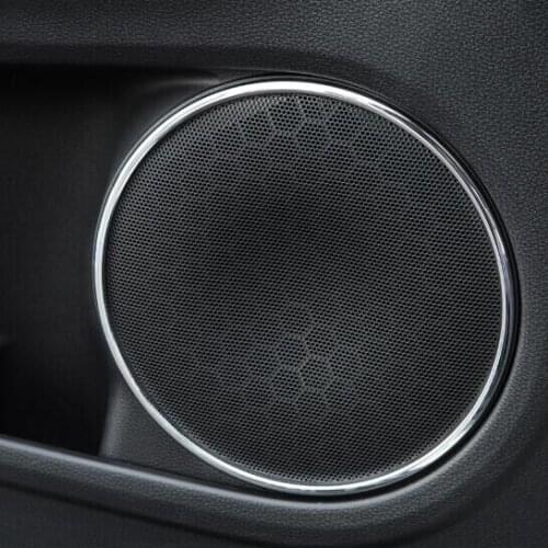 Car styling ABS chrome door stream speaker cover trim ring for Honda HRV /Vezel 2015 2016 2017 2018