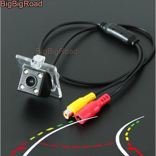 BigBigRoad Car Intelligent Dynamic Trajectory Tracks Rear View Camera For Toyota Land Cruiser Prado LC 150 LC150 JC 150 JC150