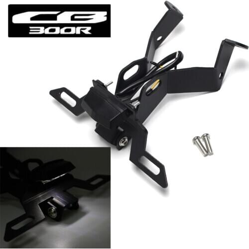 License Plate Holder The New for HONDA CB300R CB300 R 18-19 Motorcycle Tail Tidy Fender Eliminator Registration Plate LED Light
