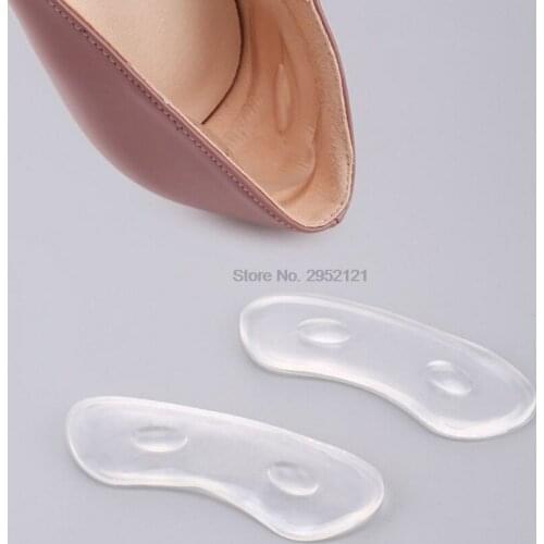 By dhl 1000Pair Foot Care Shoe Pads Thicken Silicone Gel Heel Feet Insoles Cushion