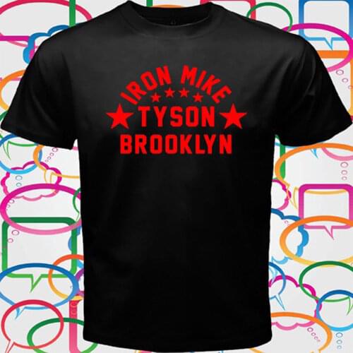 MIKE TYSON Brooklyn Boxing T-Shirt Summer Cotton O-Neck Short Sleeve Mens T Shirt New Size S-3XL