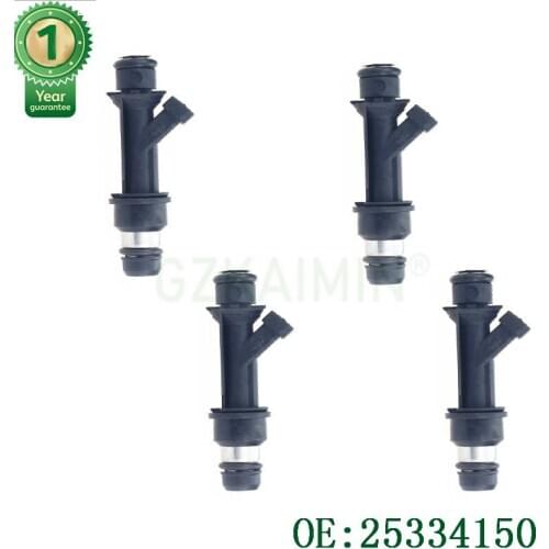 Set 4Xhigh quality FUEL NOZZLE INJECTOR nozzle for Chevrolet Aveo Pontiac Wave 1.6 25334150 FJ720 4G1889 M1047 67301
