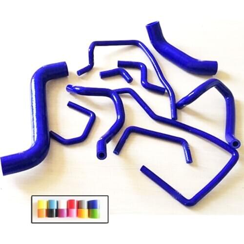 10pcs SILICONE COOLANT RADIATOR HOSE KIT FOR SUBARU IMPREZA WRX MK10 GRB/GH 08-11