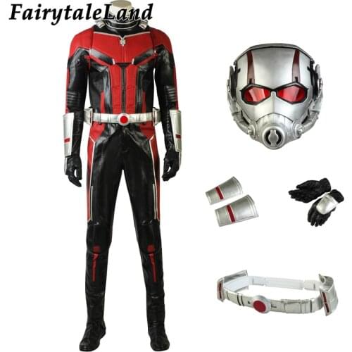 Ant and the Wasp Cosplay Superhero Costume Scott Lang Outfit Fancy Carnival Party Clothing Full Props With Hat