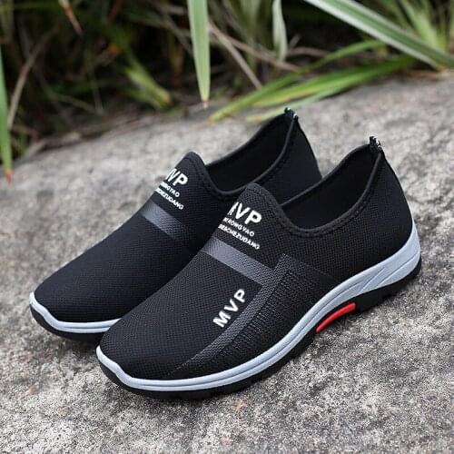 Summer Mesh Men Shoes Lightweight Sneakers Men Fashion Casual Walking Shoes Breathable Slip on Mens Loafers Zapatillas Hombre
