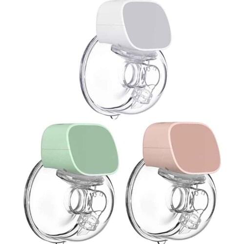 USB Rechargable Hands-Free Electric Breast Pump Silent Wearable Automatic Milker Portable Baby Breastfeed Milk Extractor