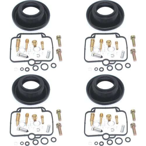 4set for GSX750F GR78A 1989-1996 GSX750 GSX 750 F 750F Motorcycle carburetor repair kit plunger diaphragm parts