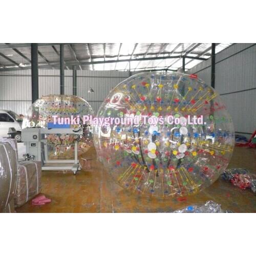 Inflatable moon walker; air grass walking ball