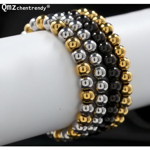 Stainless Steel Hip hop Prayer Beads Bracelet Tibetan Buddhist Mala Buddha Rosary Bijouterie Trinket Charms Bracelet Jewelry Big