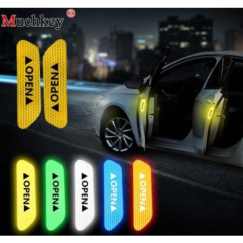 OPEN Car Door Stickers Reflective Tape Safety Warning For KIA K2 Rio K3 K4 K5 K7 Sportage Sportage-R VQ Carens Sorento Cadenza