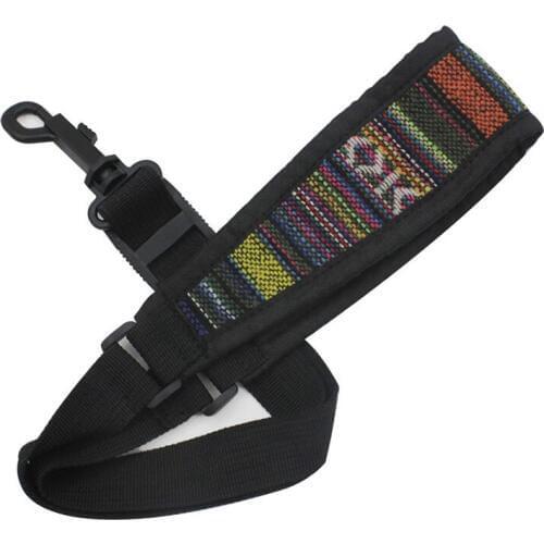 Adjustable Saxophone Sax Neck Strap Cotton Padded with Hook Clasp