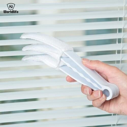 Japanese home blinds cleaning brush removable and washable fan blade to wipe air conditioning outlet cleaner gap brush