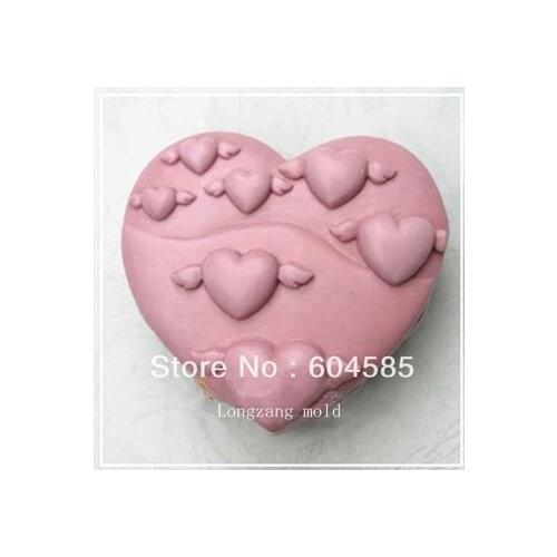 Love Heart Craft Art Silicone Soap mold Craft Molds DIY Handmade soap molds
