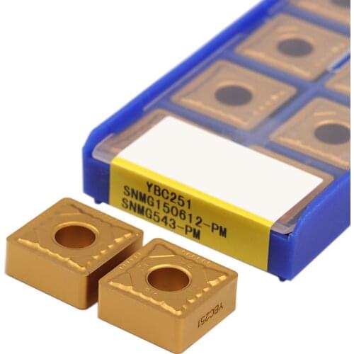SNMG150608 SNMG150612 YBC252 Turning Tool SNMG150612-PM SNMG150612-DM YBC251 SNMG190612-DR YBC251 Carbide Inserts CNC Lathe Tool