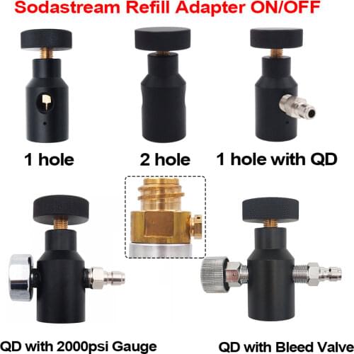 Sodastream Tank/Cylinder Fill Station On/Off Aadaptor Refill Adapter for Quick Charging