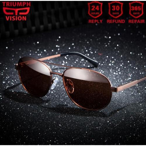 TRIUMPH VISION Prescription Myopia Sunglasses Men Photochromic Sun Glasses Shades Driving Eyeglasses Eyewear Optical Spectacles