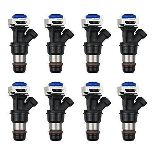 8X FUEL INJECTORS FOR GM CHEVY GMC TRUCK 4.8L 5.3L 6.0L 25317628 17113698 FJ315