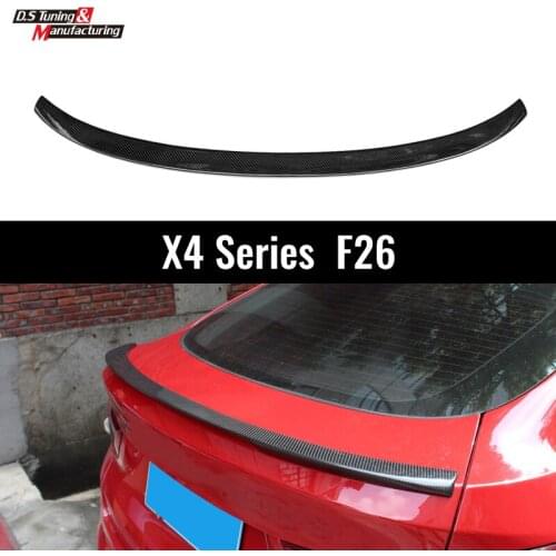 Carbon Fiber Rear Spoiler for BMW X4 Series F26 2014 2015 2016 Rear Bumper Trunk Wing