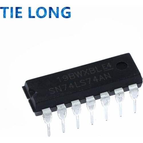 10PCS HD74LS74AP DIP14 HD74LS74 DIP SN74LS74AN DIP-14 74LS74 SN74LS74N HD74LS74P new and original IC