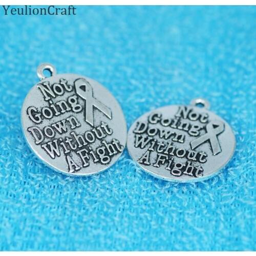 Chzimade 10Pcs/lot Handmade Letter Printed Metal Labels Garment Tags For DIY Sewing Materials Crafts