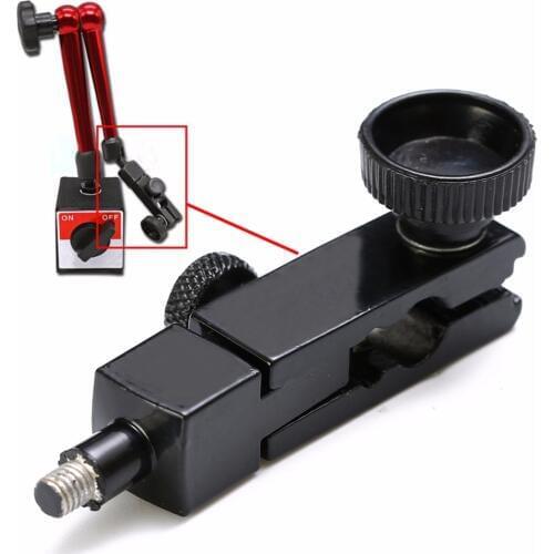 1pc Dial Indicator Part Metal Gimbal Fine Adjustable Swivel Magnetic Base Holder Stand Lever Dial Indicator Measuring Tools