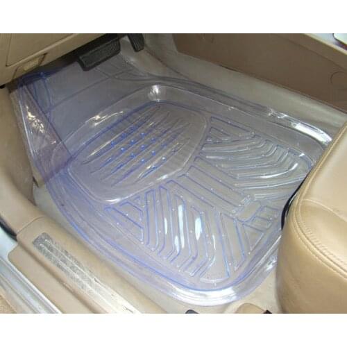 For stereoscopic transparent PVC waterproof mat,car mat,non-slip mat ,floor mats installed a set of five Ottomans