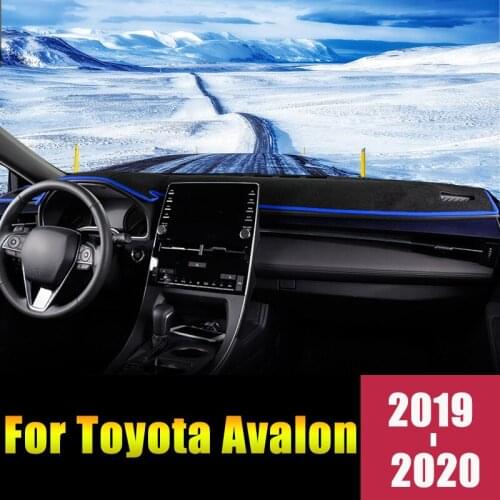 For Toyota Avalon 2019 2020 XX50 Car Dashboard Cover Mats Avoid Light Pads Sun Shade Carpets Anti-UV Case Interior Accessories